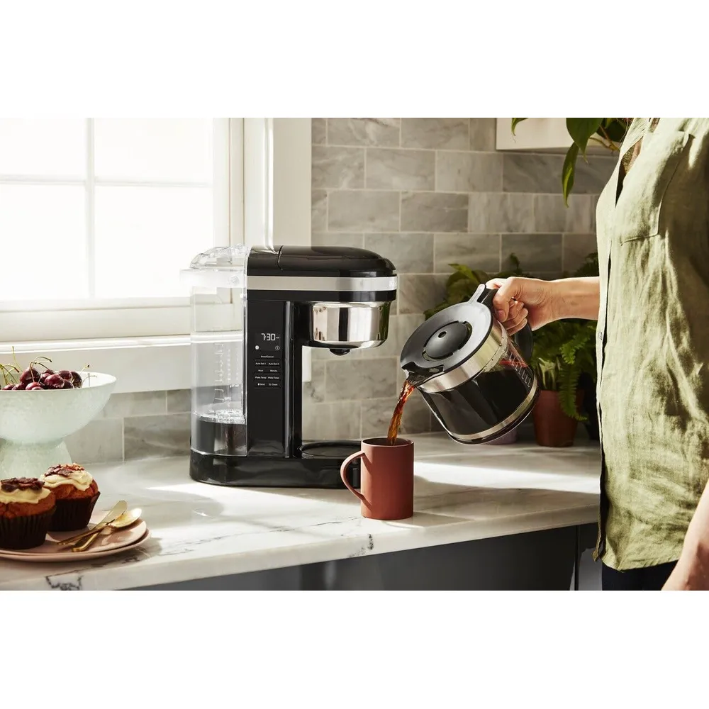 KITCHENAID, CAFETERA DE GOTEO 12 QT / 11.4 L CON PLACA CALEFACTORA | NEGRA