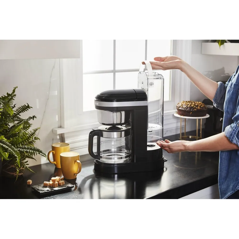 KITCHENAID, CAFETERA DE GOTEO 12 QT / 11.4 L CON PLACA CALEFACTORA | NEGRA