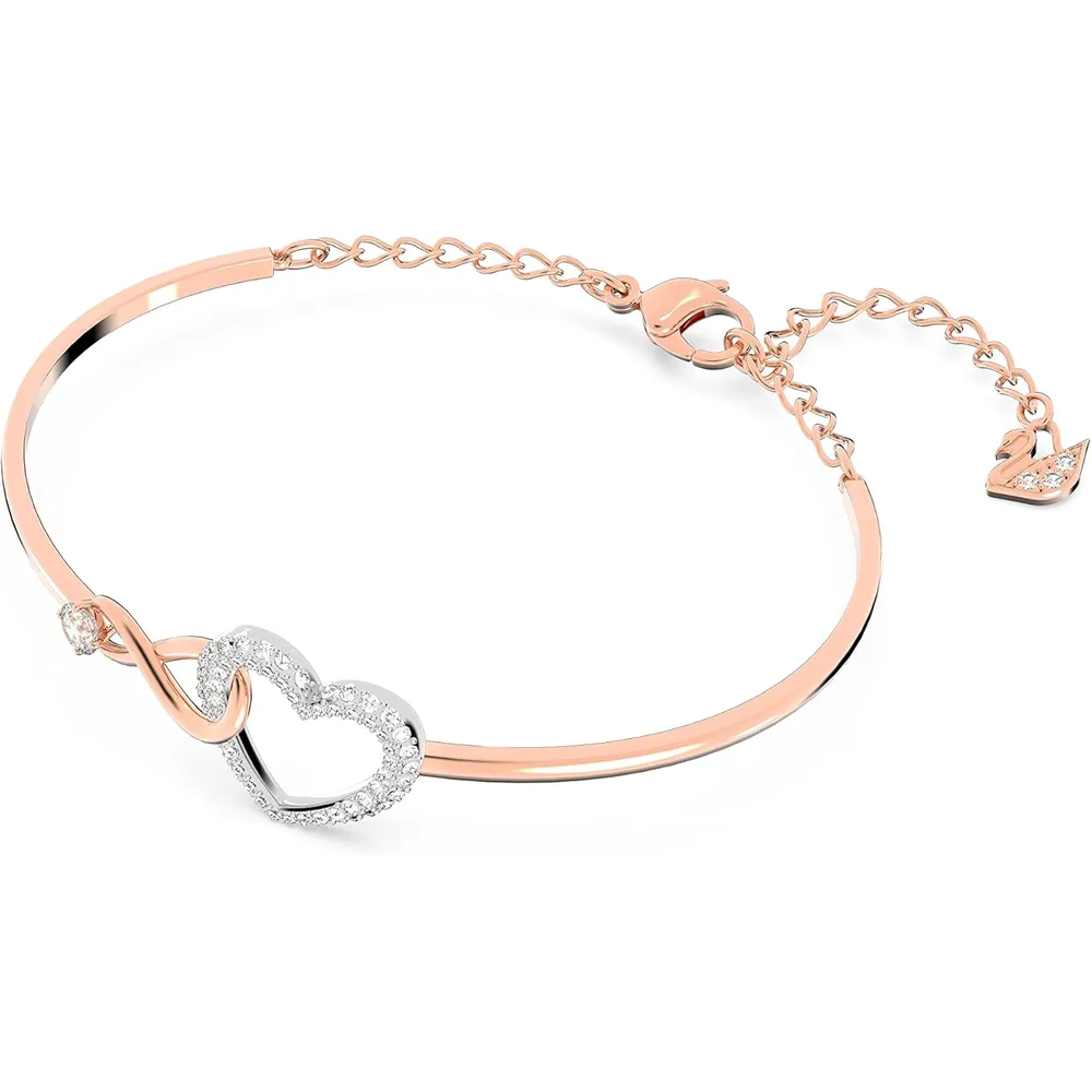 SWAROVSKI PULSERA BANGLE HYPERBOLA ACABADO ORO ROSA PARA MUJER | ORO ROSA