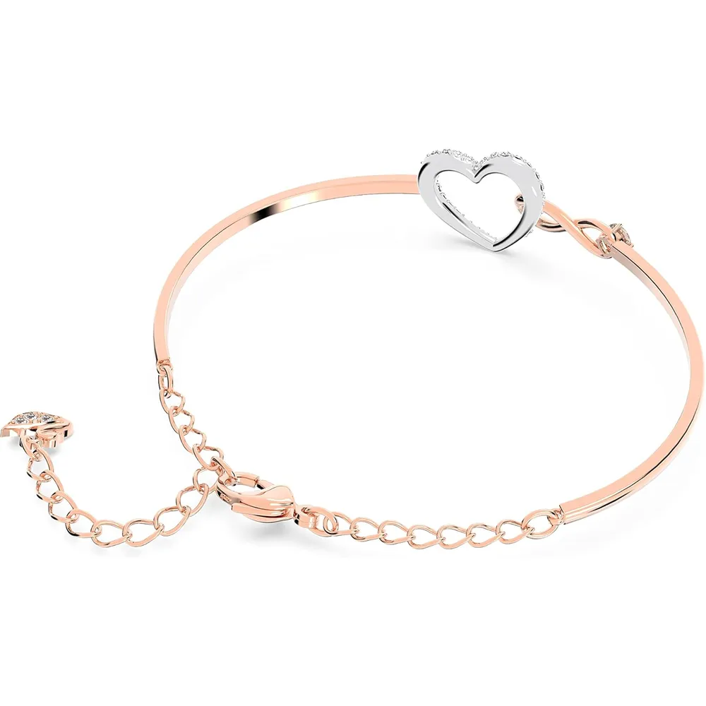 SWAROVSKI PULSERA BANGLE HYPERBOLA ACABADO ORO ROSA PARA MUJER | ORO ROSA