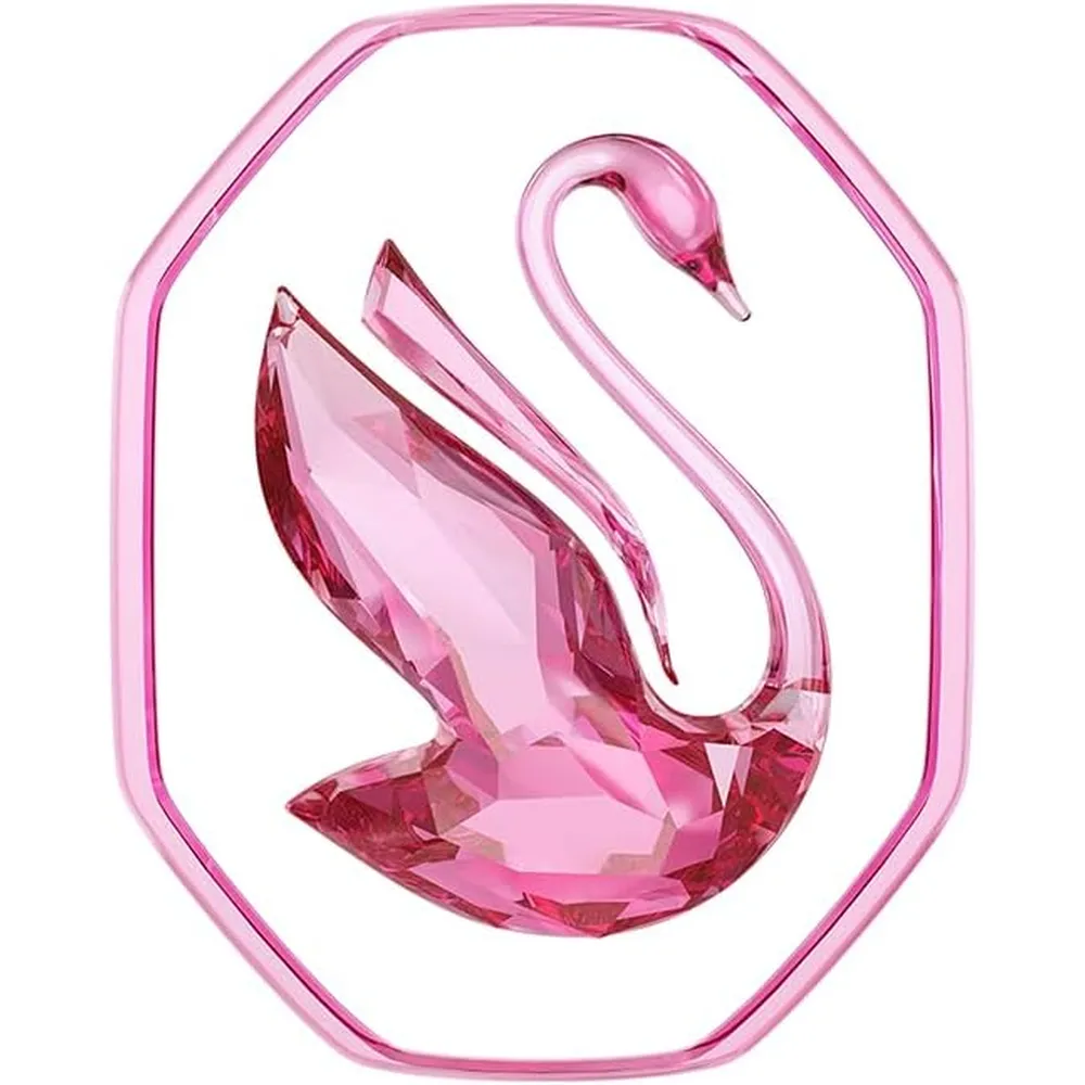 SWAROVSKI COLLAR PENDIENTE CUADRADO ANGELIC SQUARE ACABADO RODIO PARA MUJER | ROSA