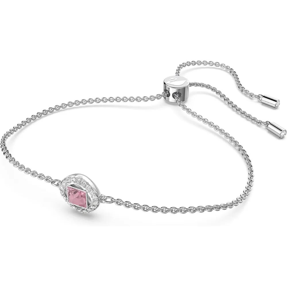b0814yl6qy_1_webp.webp SWAROVSKI PULSERA CUADRADA ANGELIC SQUARE ACABADO RODIO PARA MUJER | ROSA
