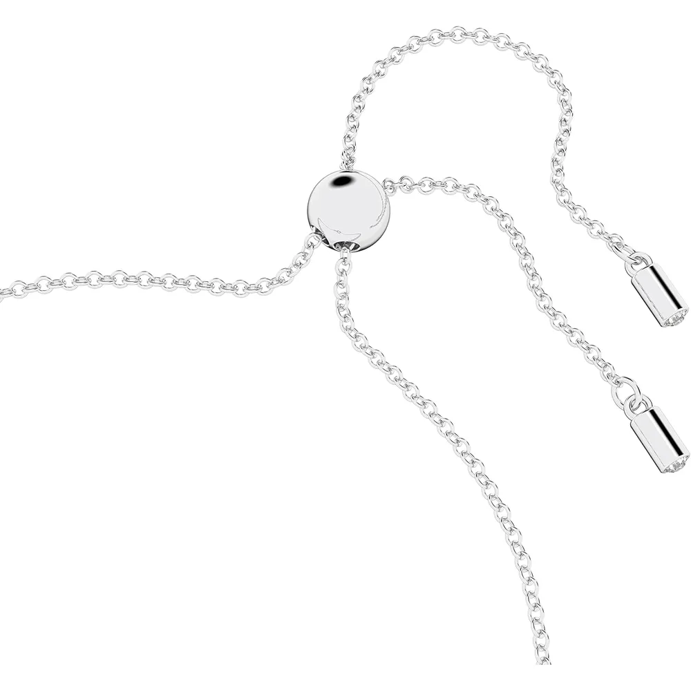 SWAROVSKI PULSERA INFINITO CORAZÓN HYPERBOLA PARA MUJER | PLATEADO