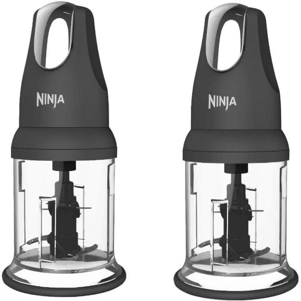 NINJA PICADORA EXPRESS CHOP NJ110GR PACK X2 16 OZ / 473 ML | GRIS