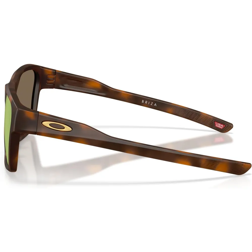Oakley Briza OO9497 Gafas de sol para hombre | Matte Tortoise Dark Amber / Prizm Rose Gold