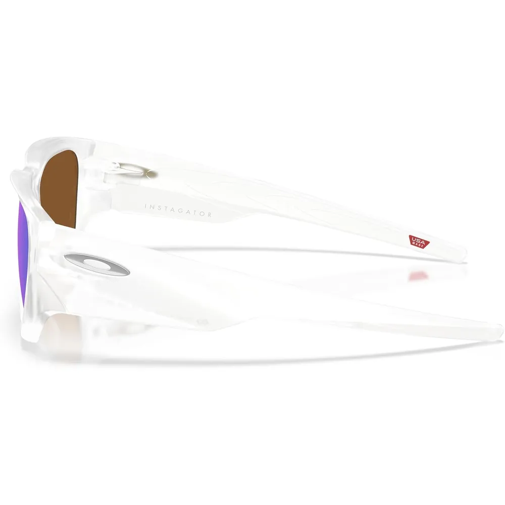 Oakley Instagator OO9514 Gafas de sol para hombre | Matte Clear / Prizm Violet