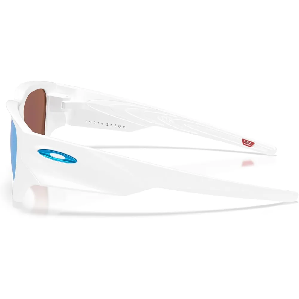 Oakley Instagator OO9514 Gafas de sol para hombre | Matte White / Prizm Deep Water