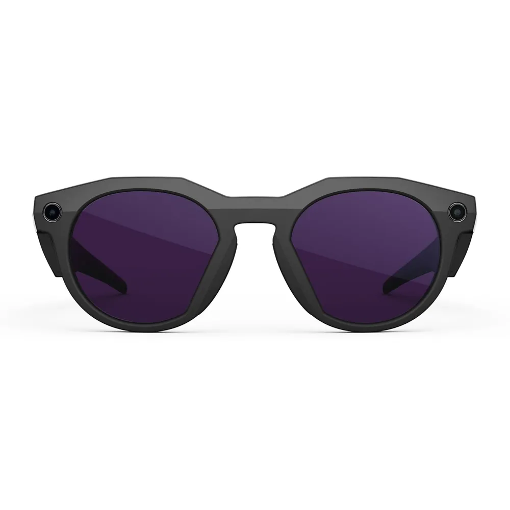 Oakley Meta HSTN Gafas inteligentes para hombre y mujer | Black Frame / Clear To Amethyst Transitions Lenses