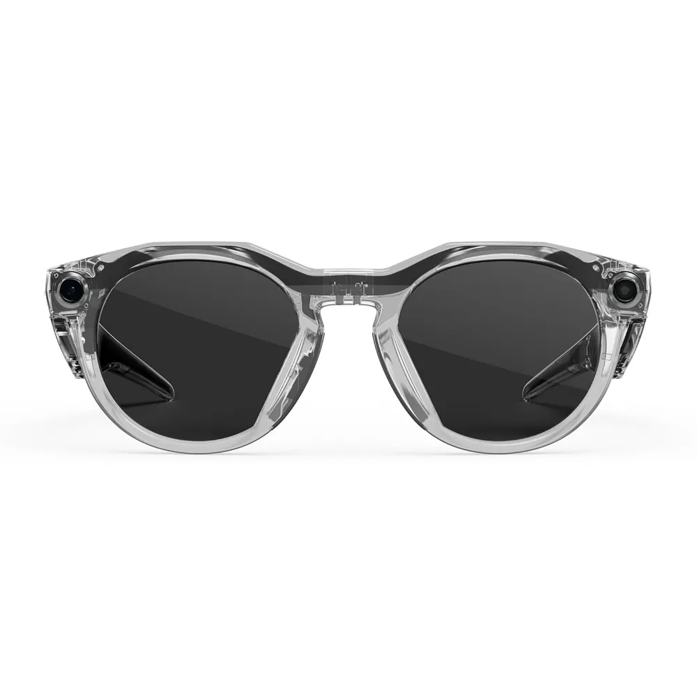 Oakley Meta HSTN Gafas inteligentes para hombre y mujer | Clear Frame / Clear To Grey Transitions Lenses