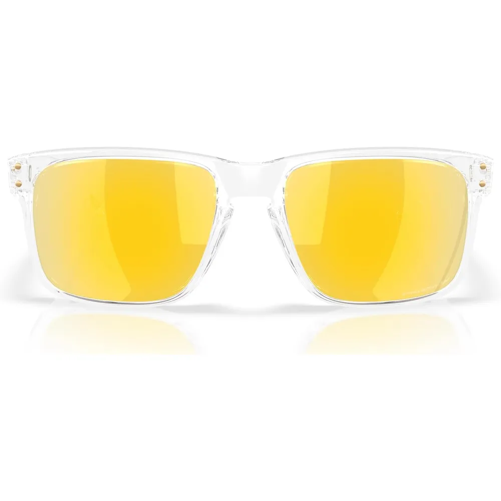Oakley Holbrook OO9102 Gafas de sol polarizadas para hombre | Clear / Prizm 24K