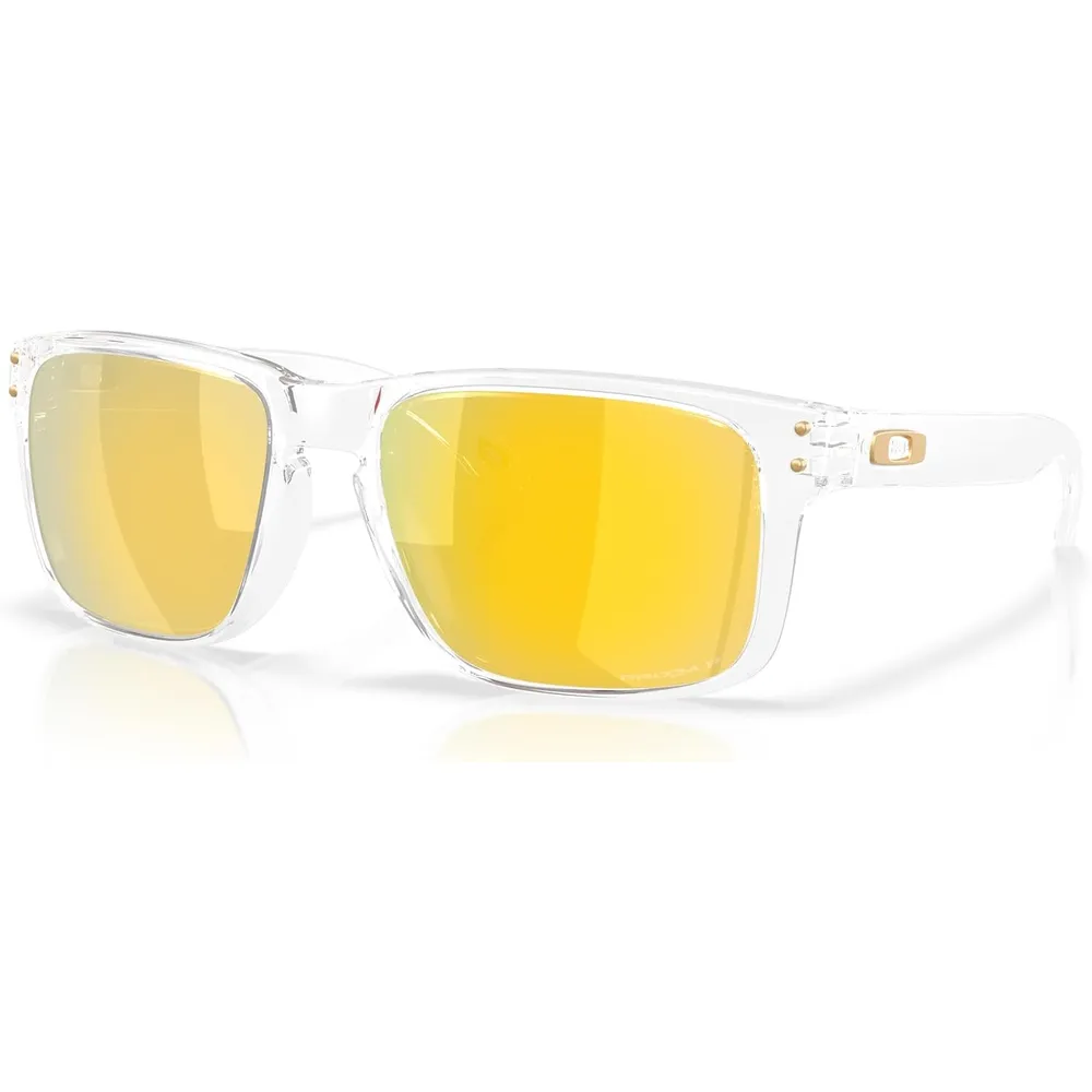Oakley Holbrook OO9102 Gafas de sol polarizadas para hombre | Clear / Prizm 24K
