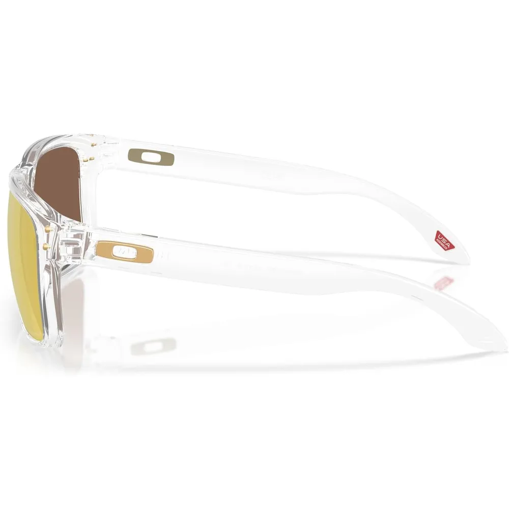 Oakley Holbrook OO9102 Gafas de sol polarizadas para hombre | Clear / Prizm 24K