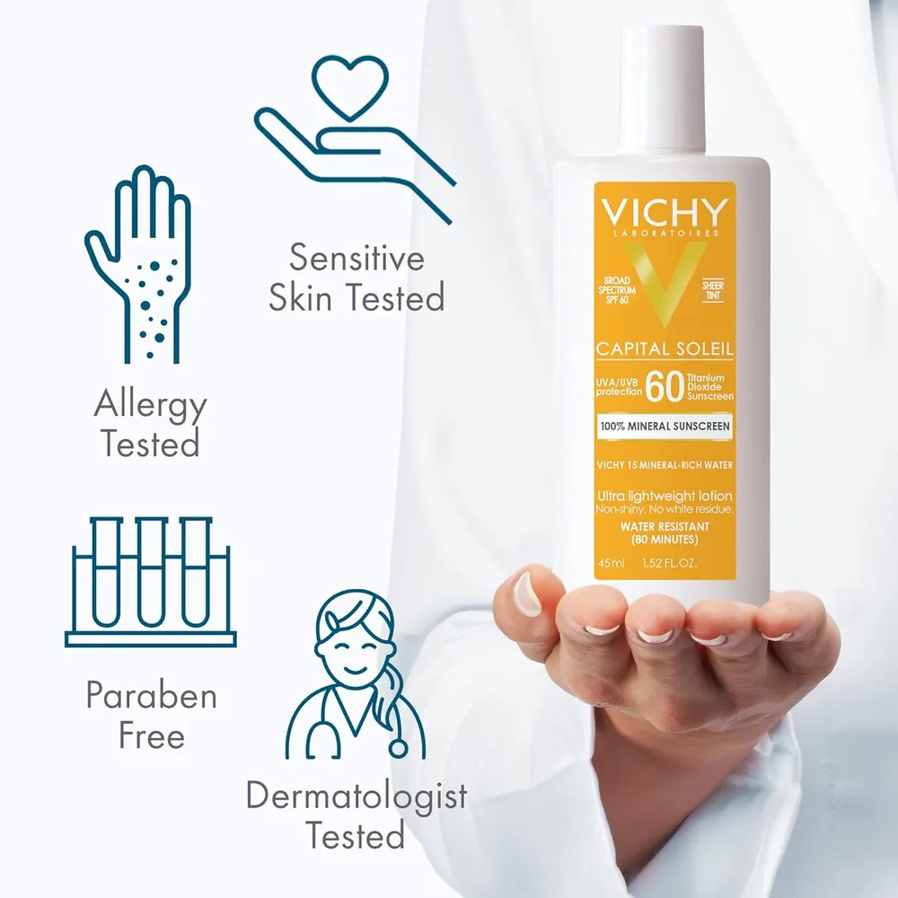 PROTECTOR SOLAR CON COLOR VICHY CAPITAL SOLEIL FPS 60 - 1.5 OZ / 40 ML
