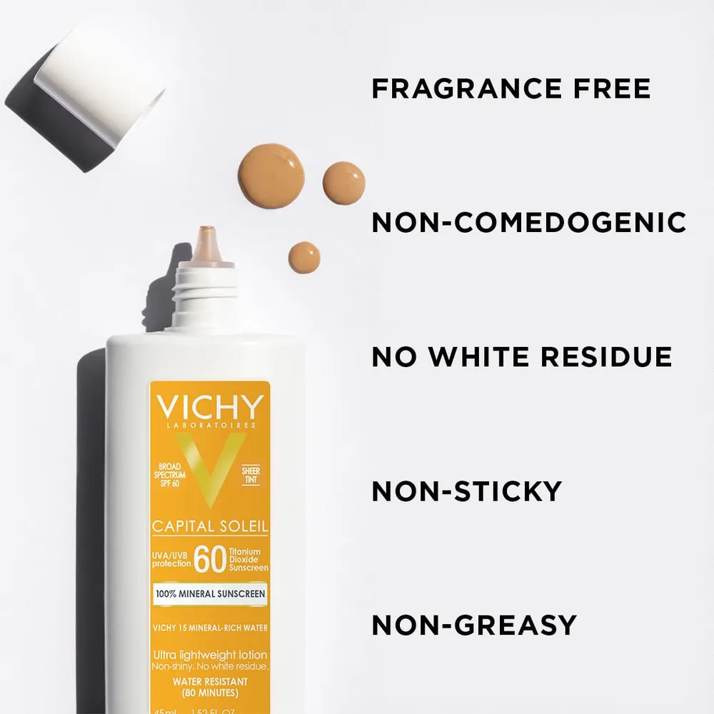 PROTECTOR SOLAR CON COLOR VICHY CAPITAL SOLEIL FPS 60 - 1.5 OZ / 40 ML