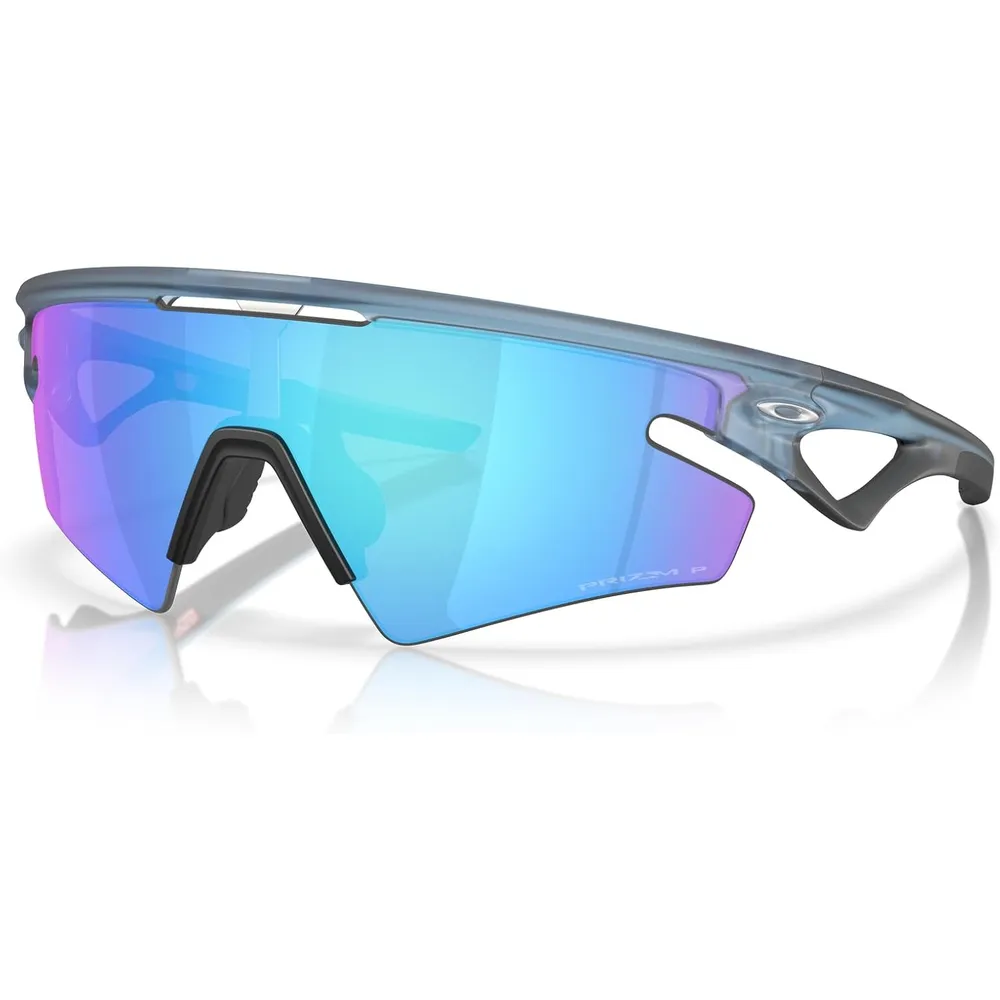 Oakley Sphaera Slash OO9499 Gafas de sol | Matte Transparent Stonewash / Prizm Sapphire