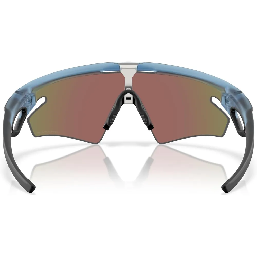 Oakley Sphaera Slash OO9499 Gafas de sol | Matte Transparent Stonewash / Prizm Sapphire
