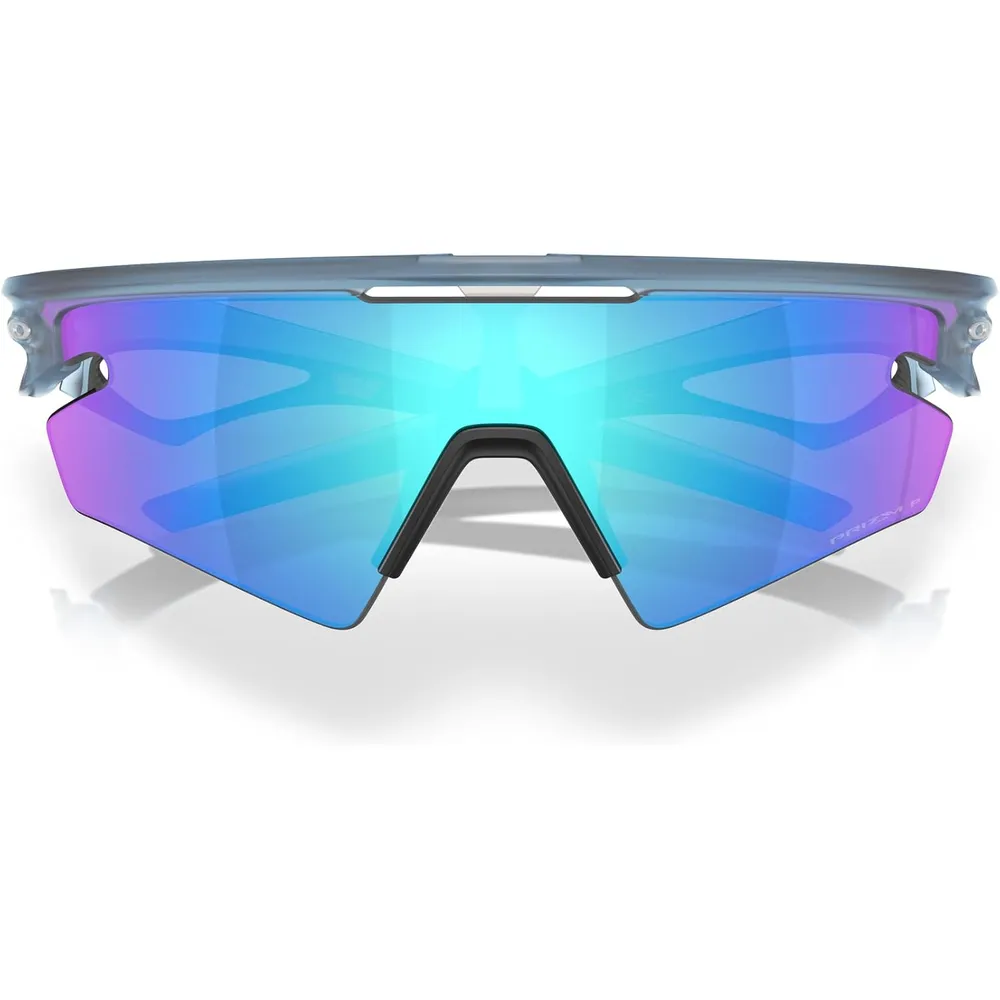Oakley Sphaera Slash OO9499 Gafas de sol | Matte Transparent Stonewash / Prizm Sapphire