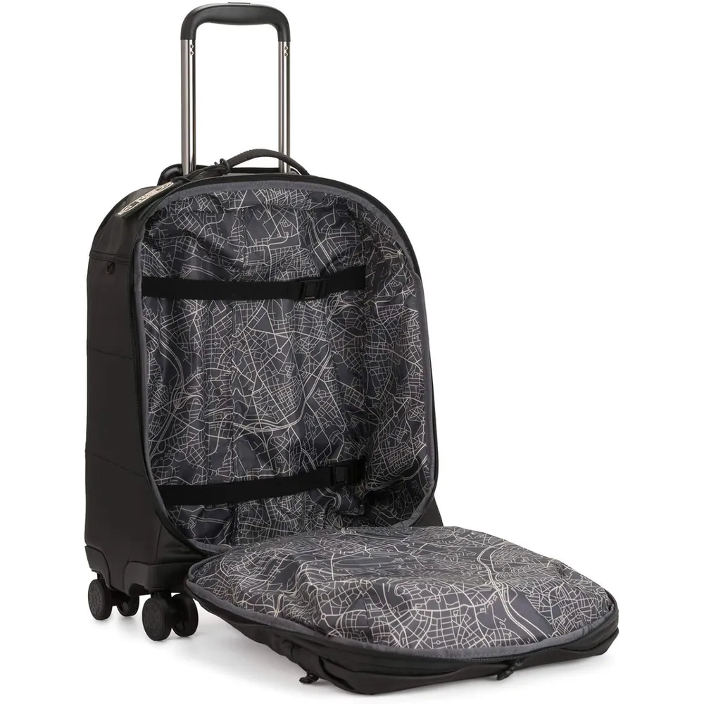 Kipling Indulge Mochila con Ruedas | Negro (Raw Black)
