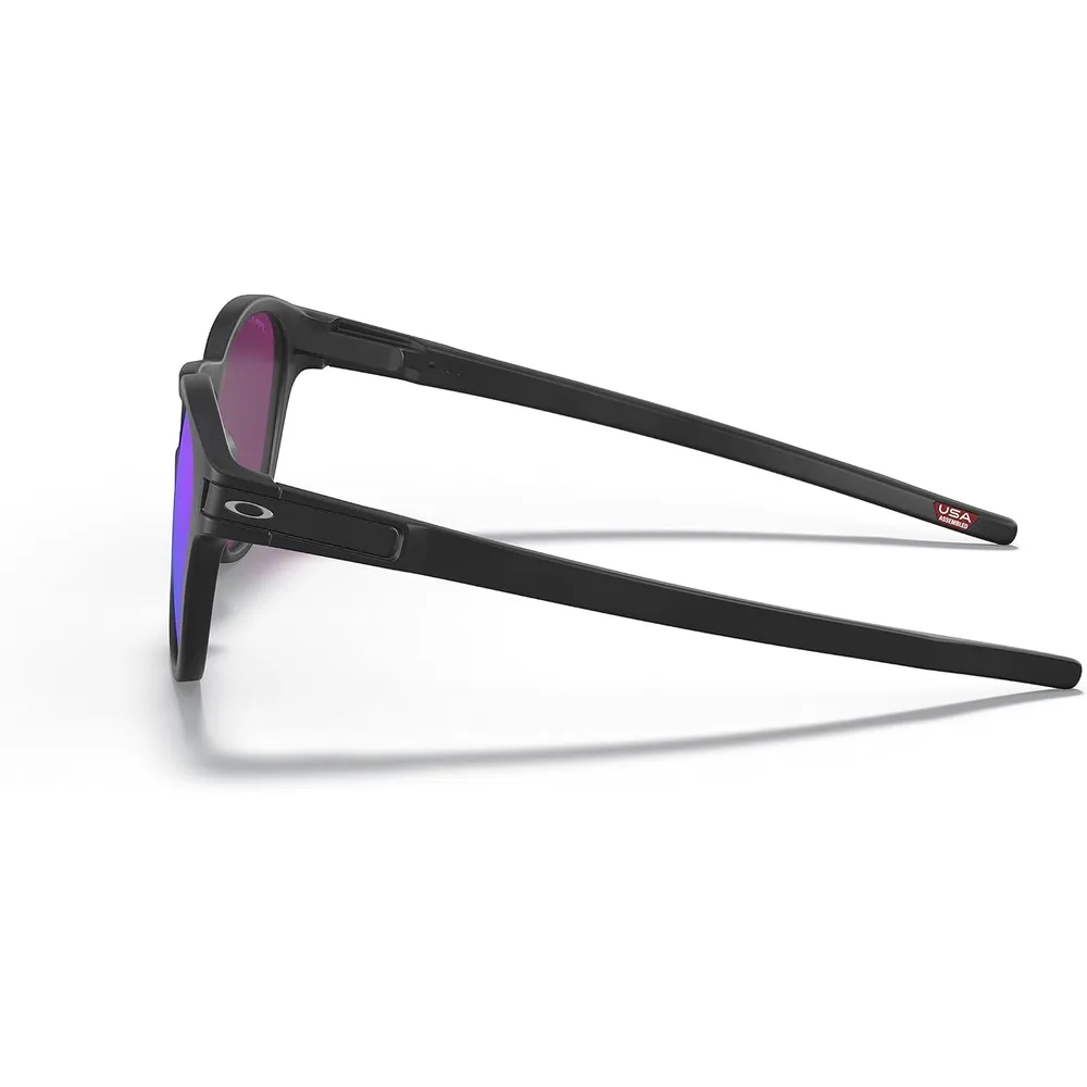 Oakley OO9265 Oval Gafas de sol para hombre | Matte Black / Prizm Violet