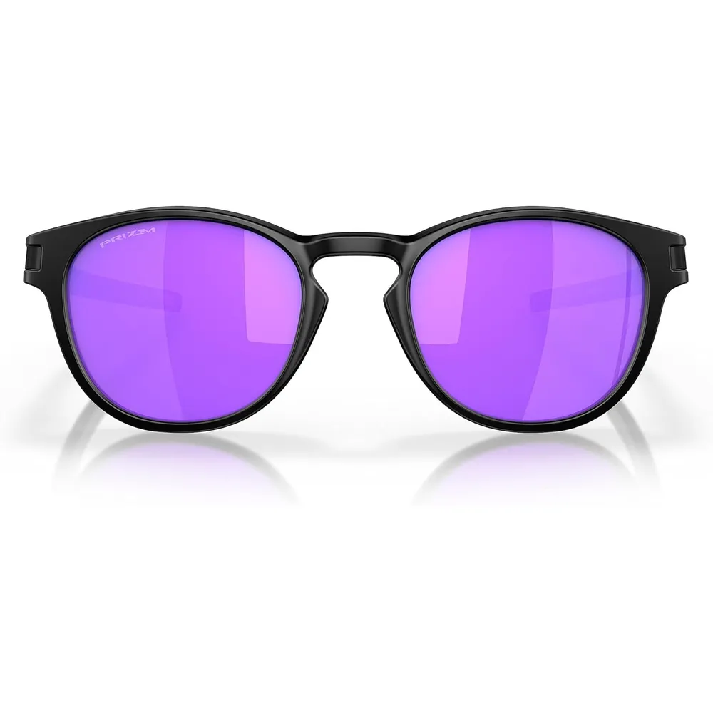 Oakley OO9265 Oval Gafas de sol para hombre | Matte Black / Prizm Violet