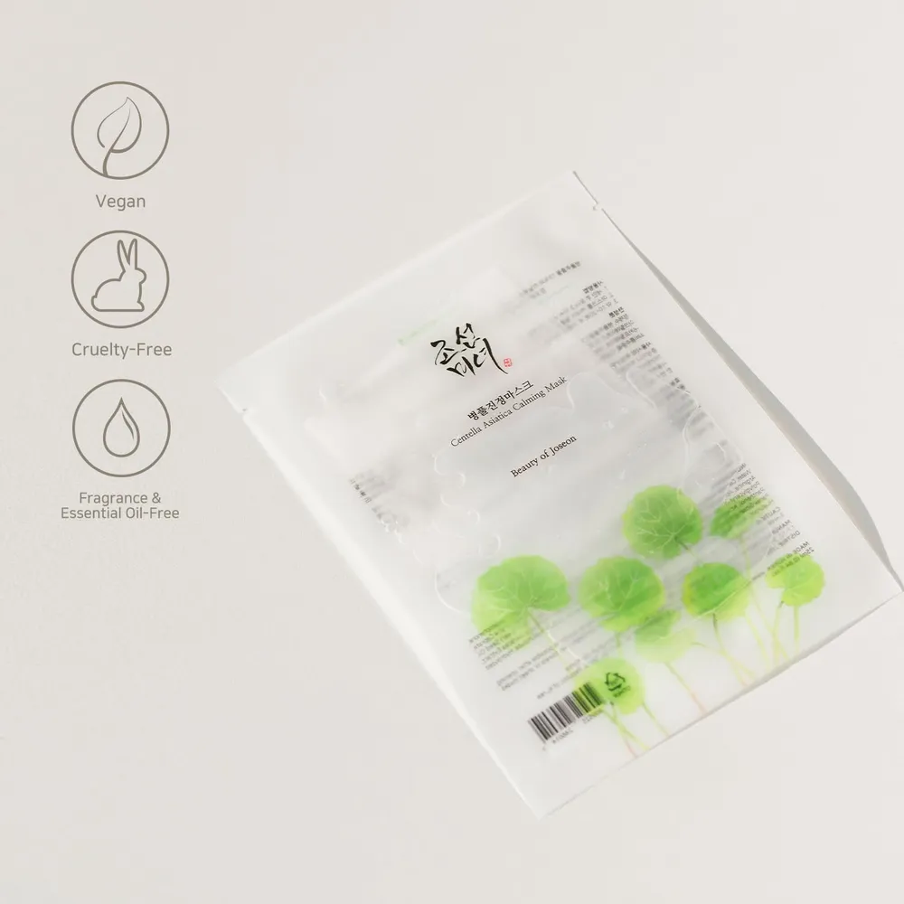 Beauty of Joseon | Mascarilla Calmante con Centella Asiática (10 piezas)