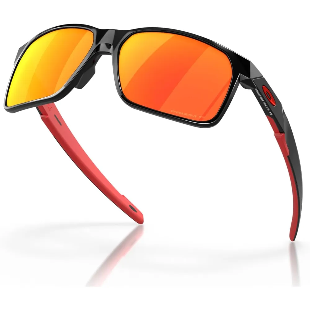 Oakley Portal X OO9460 Gafas de sol para hombre | Polished Black On Red / Prizm Ruby