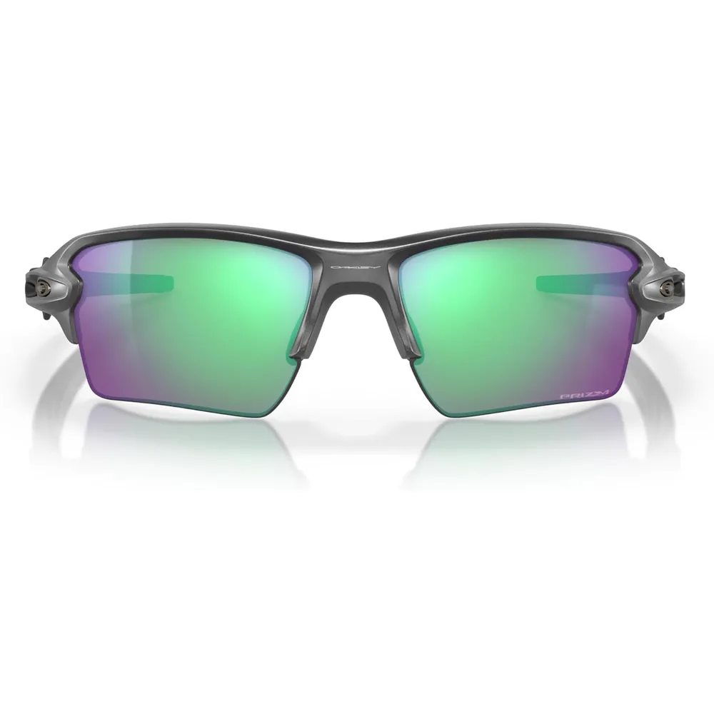 Oakley Flak 2.0 XL OO9188 Gafas de sol para hombre | Steel / Prizm Road Jade II