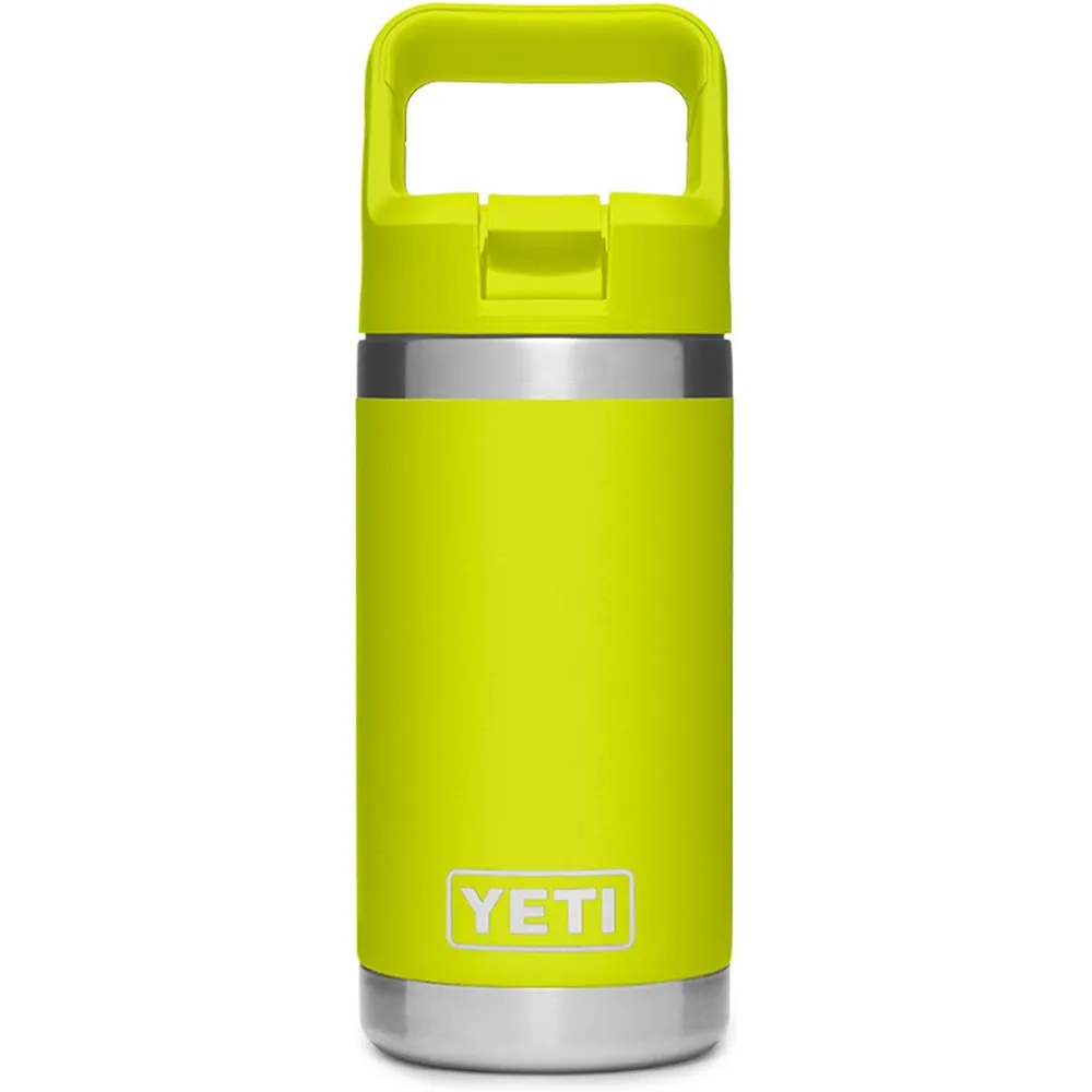 YETI Botella Rambler Jr. para Niños con Cañita de 12 oz | Amarillo Limón