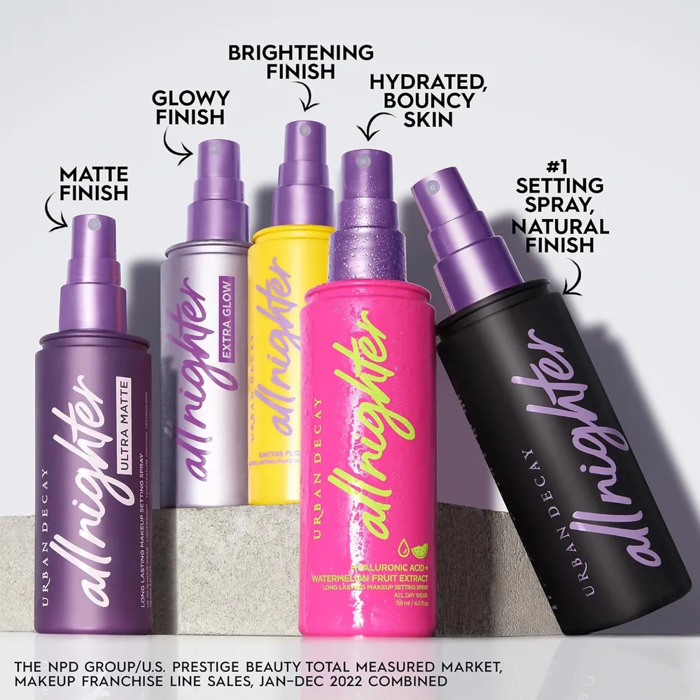 Urban Decay All Nighter Spray Fijador Mate 16H con Caolín | 4oz