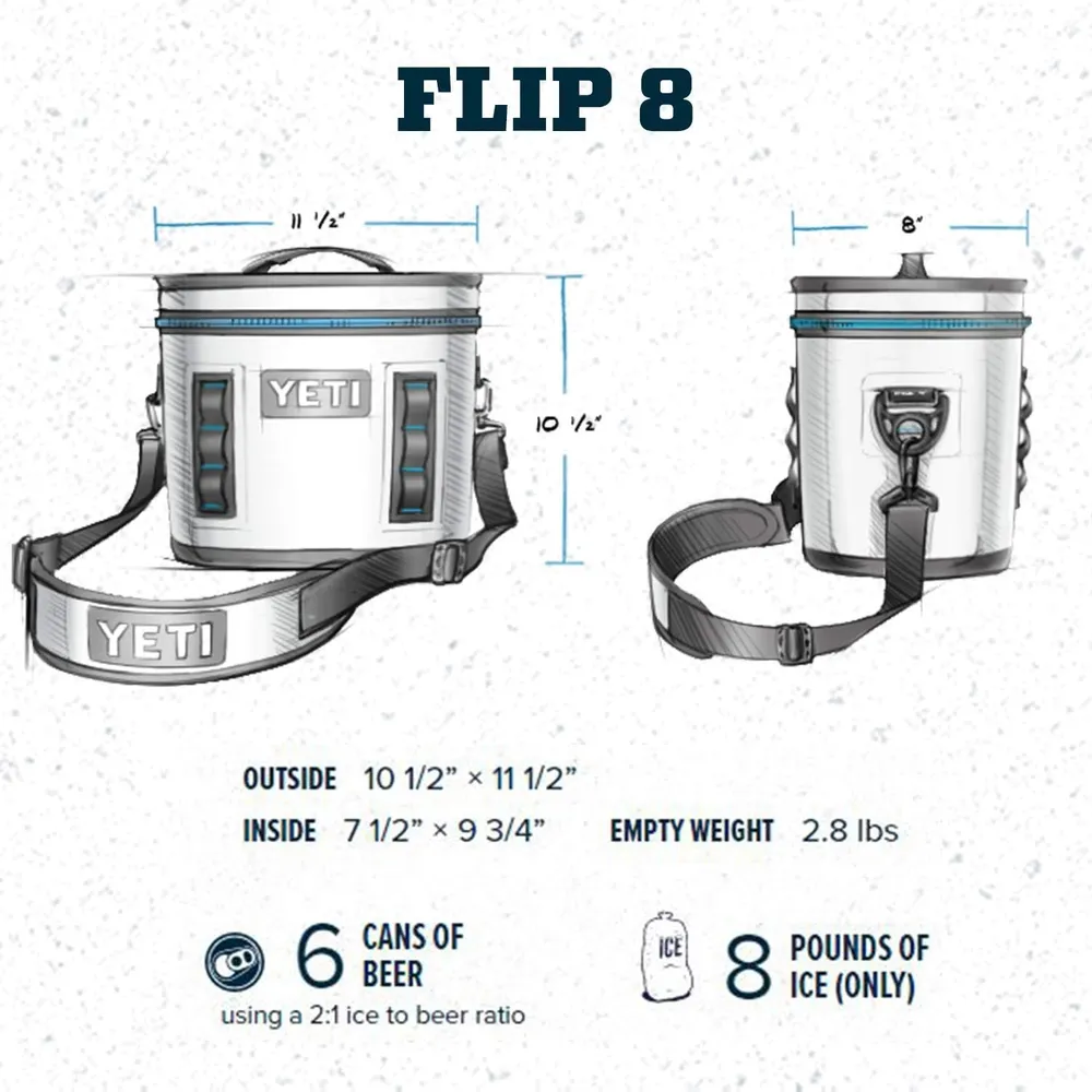 YETI Hopper Flip 8 Cooler Portátil | Azul Marino