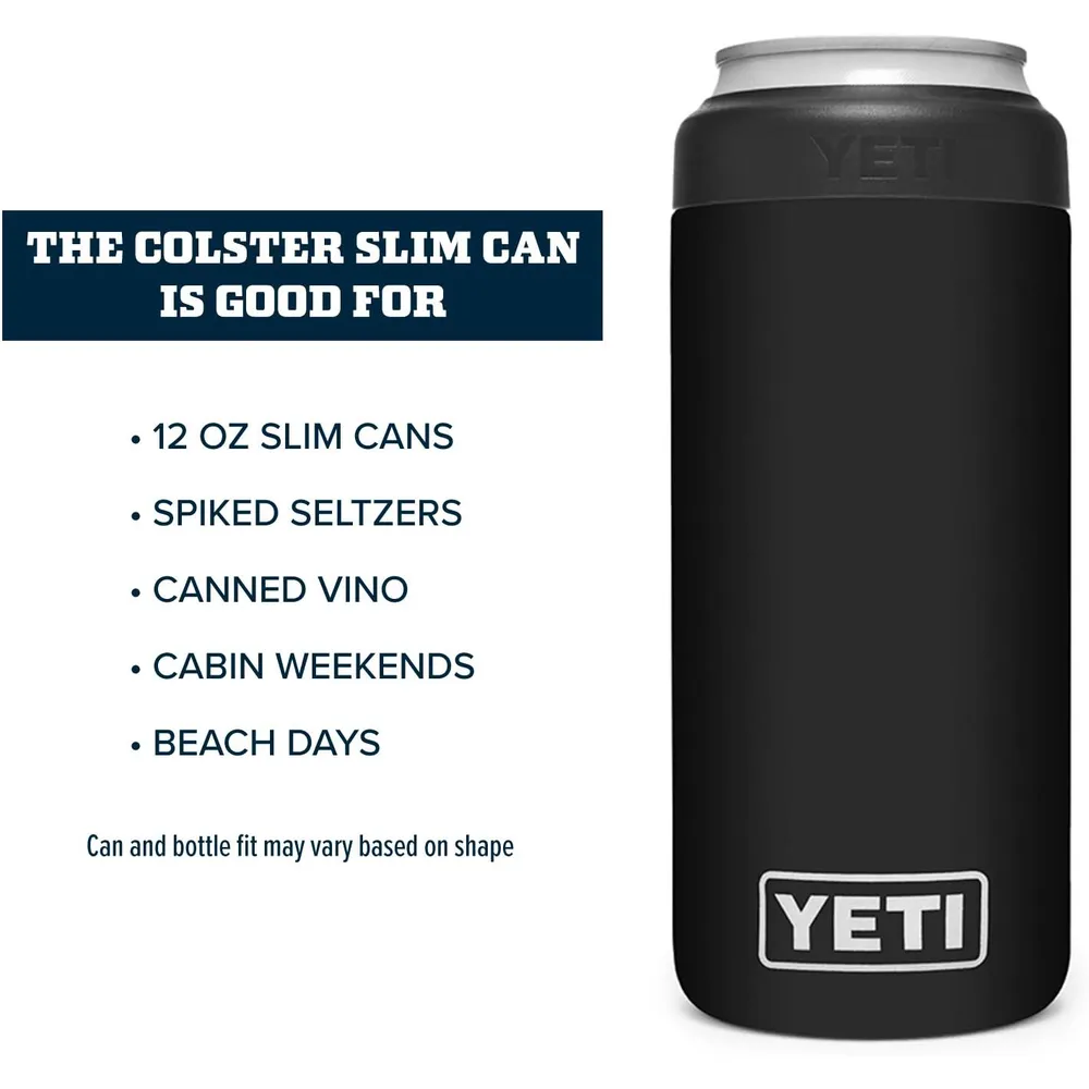 YETI Rambler Aislador de Latas Insertable de 12 oz | Negro