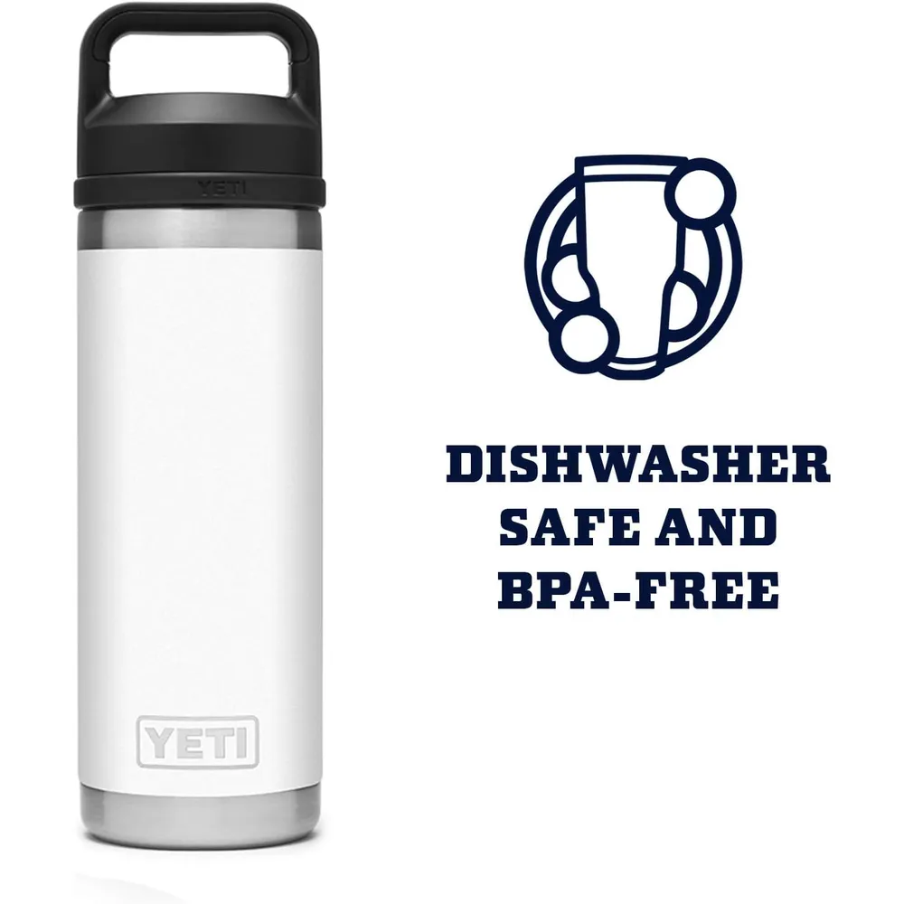 YETI Botella Rambler con Tapa Chung de 18 oz | Blanco