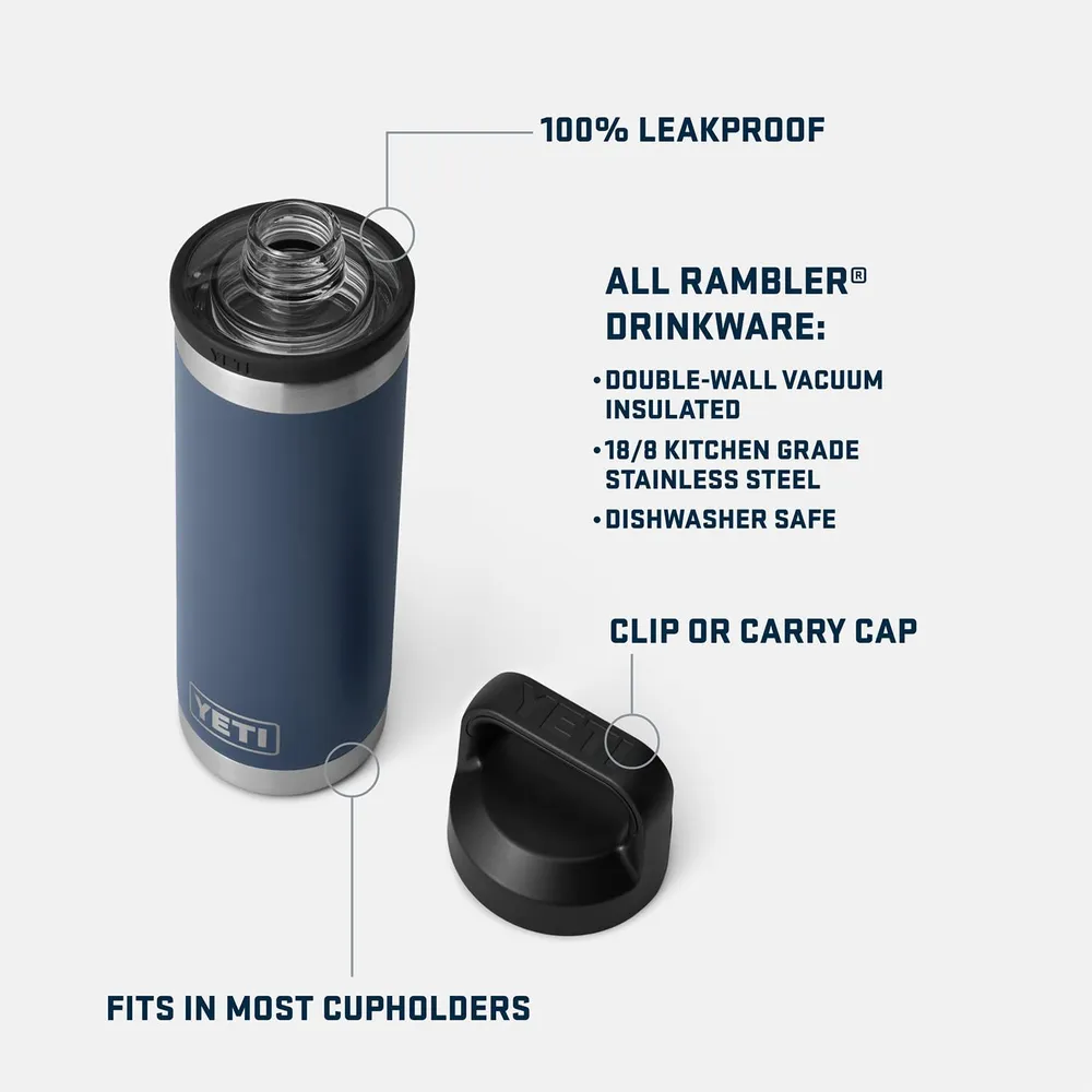 YETI Botella Rambler con Tapa de Chupón de 18 oz | Coral