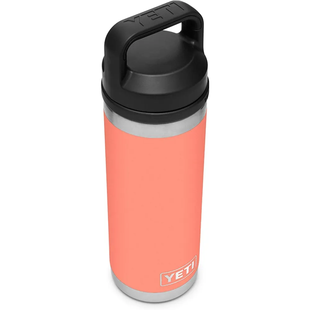 YETI Botella Rambler con Tapa de Chupón de 18 oz | Coral