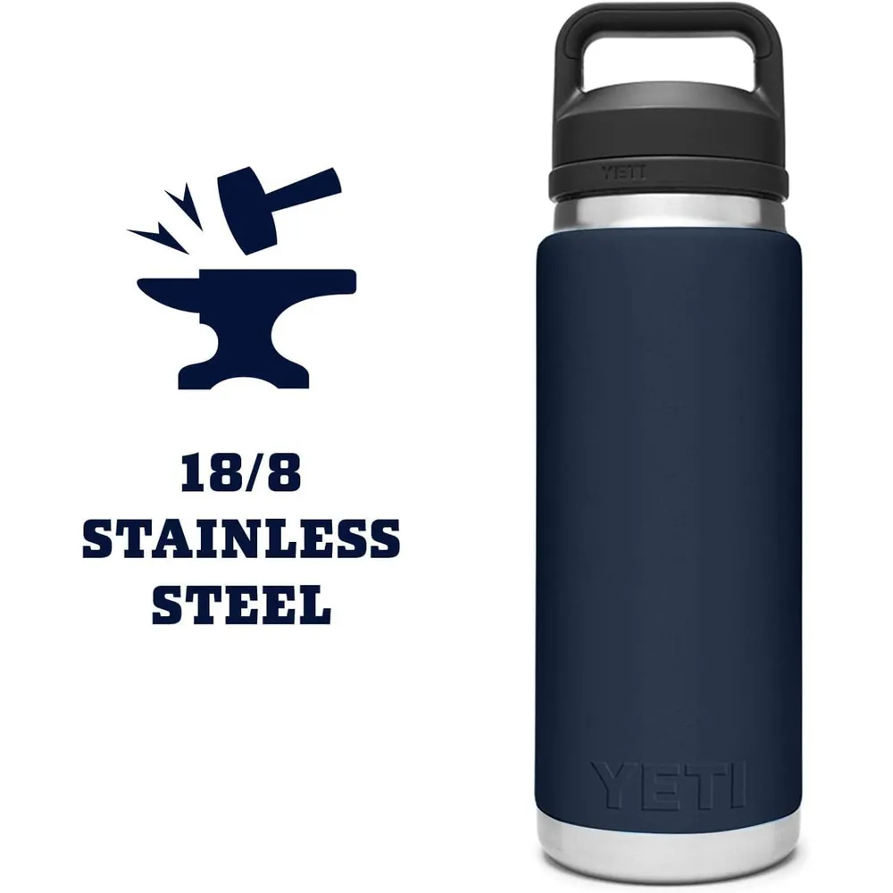 YETI Botella Rambler con Tapa para Sorbos de 36 oz | Azul Marino