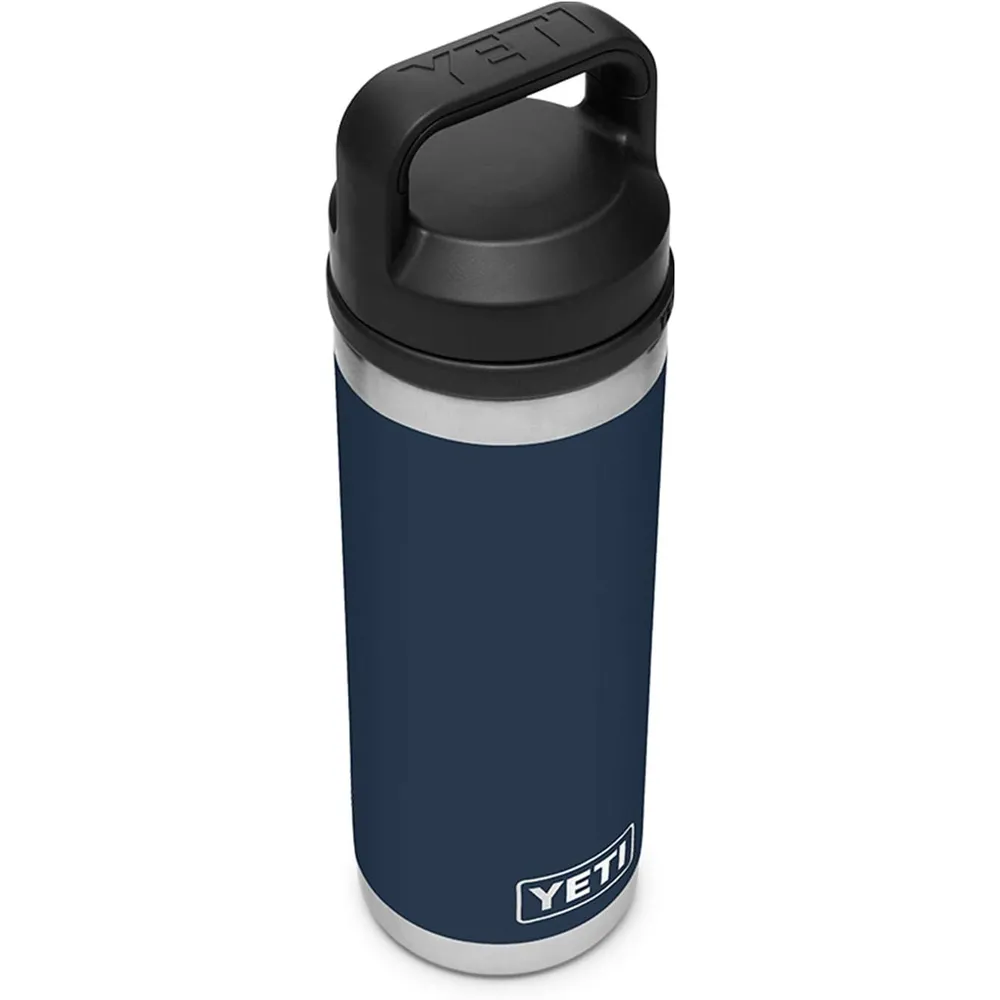 YETI Botella Rambler con Tapa Chung de 18 oz | Azul Marino