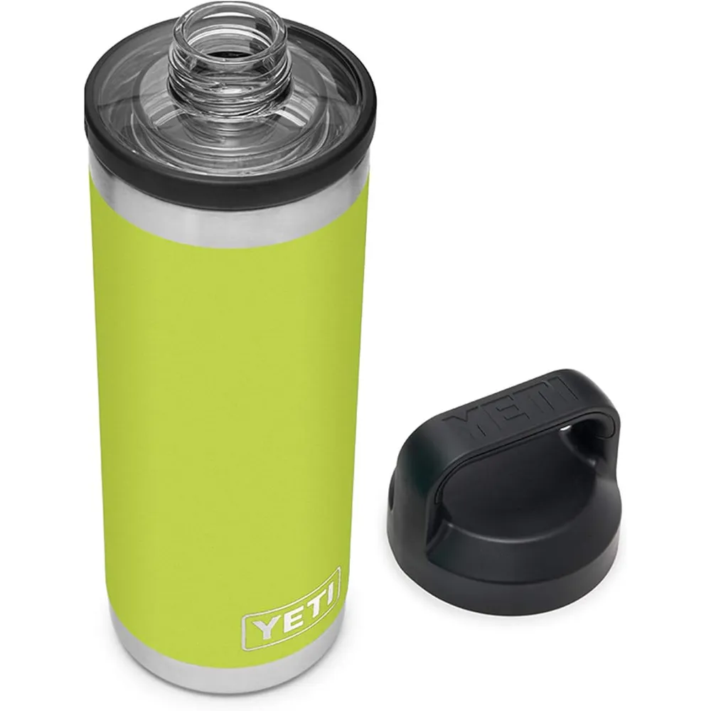 YETI Botella Rambler con Tapa Chung de 18 oz | Amarillo Limón