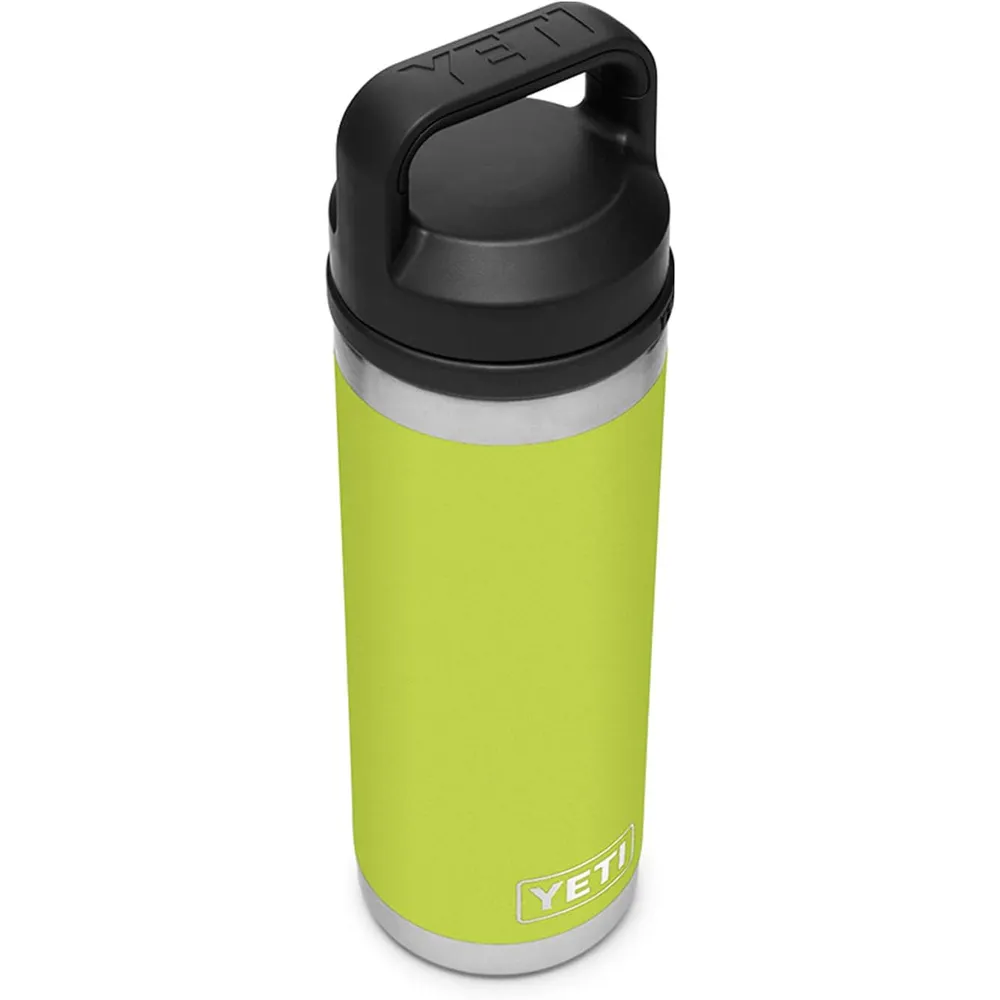 YETI Botella Rambler con Tapa Chung de 18 oz | Amarillo Limón