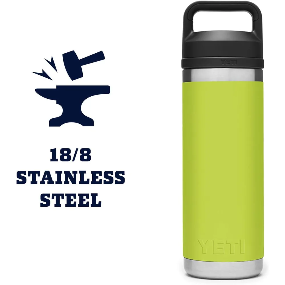 YETI Botella Rambler con Tapa Chung de 18 oz | Amarillo Limón