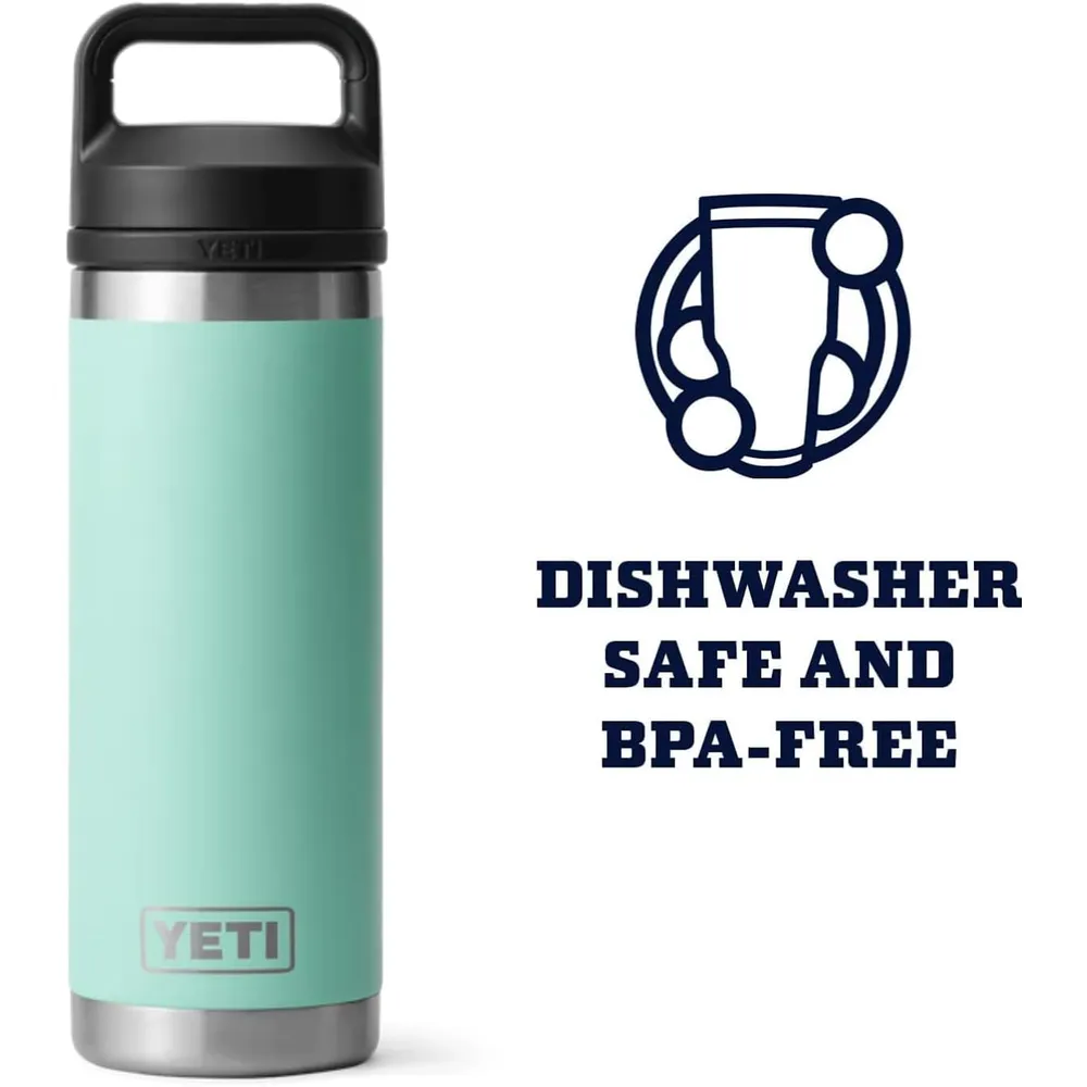 YETI Botella Rambler con Tapa Chung de 18 oz | Verde Agua