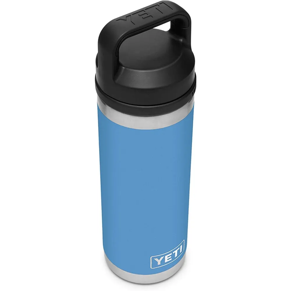 YETI Botella Rambler con Tapa Chung de 18 oz | Azul Celeste