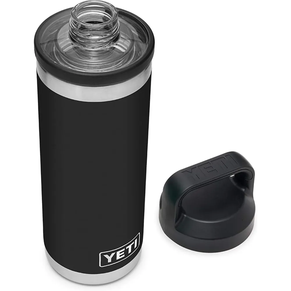 YETI Botella Rambler con Tapa Chung de 18 oz | Negro