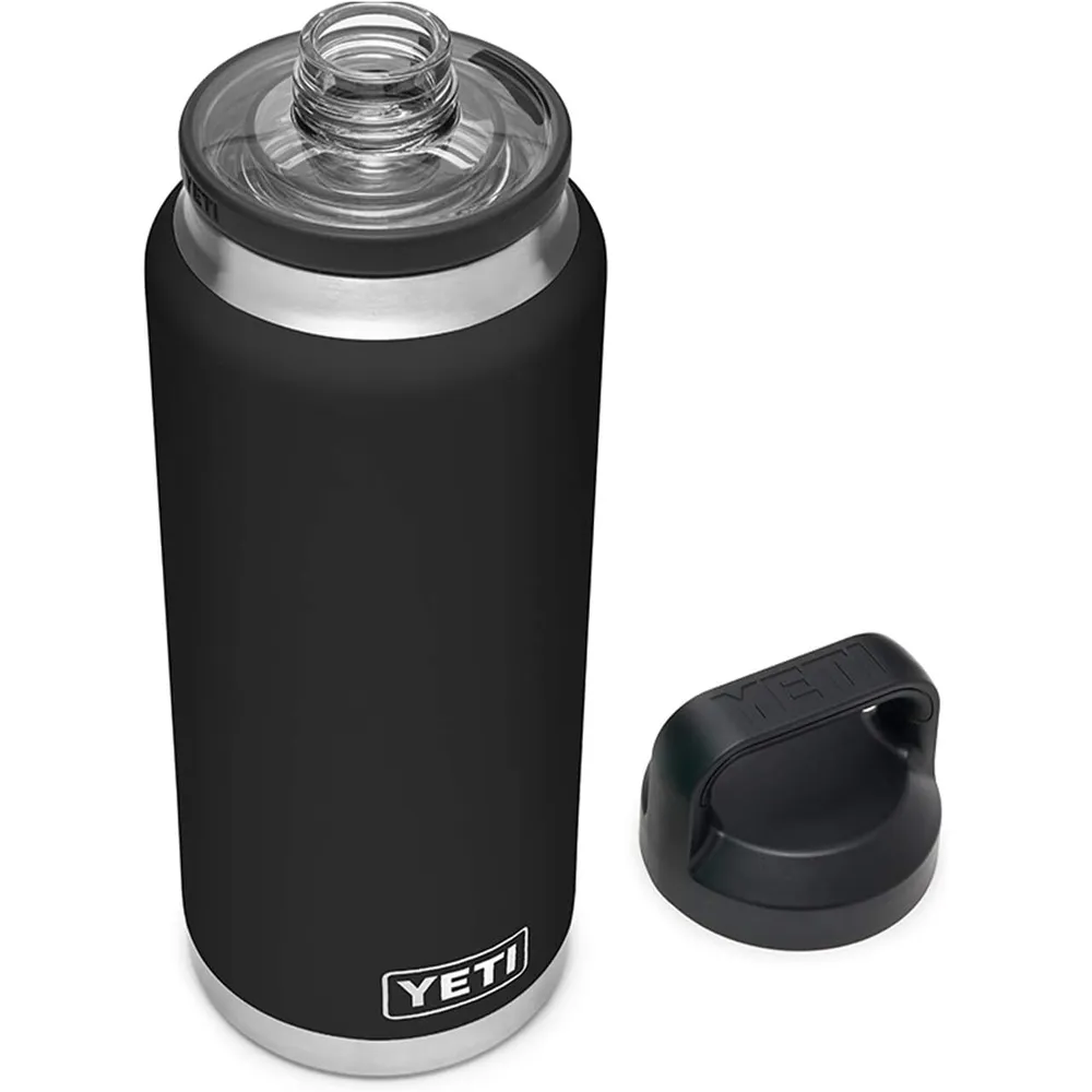 YETI Botella Rambler con Tapa para Sorbos de 36 oz | Negro