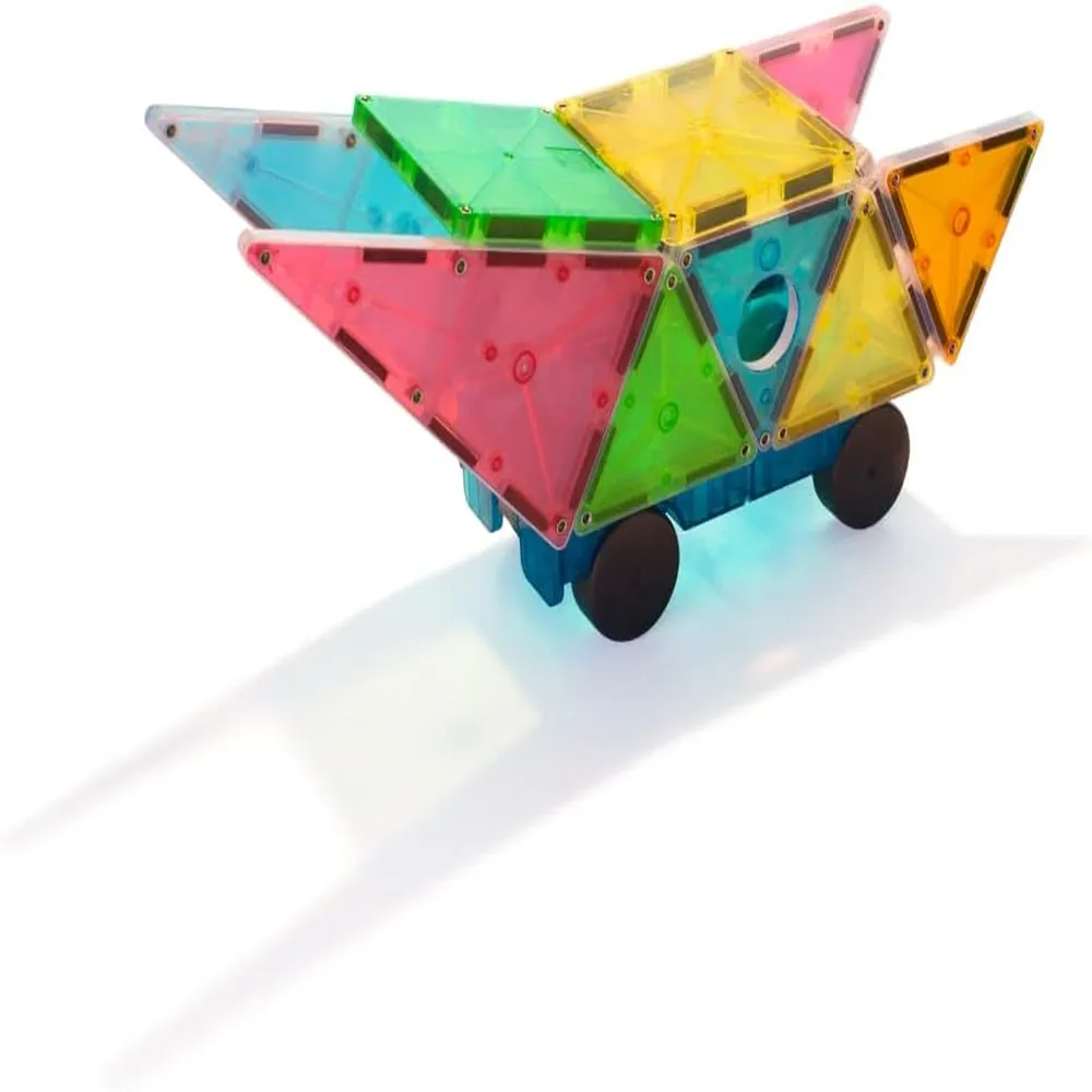 MAGNA-TILES - Grand prix 50-piezas set de construcción magnético | Esmerilado