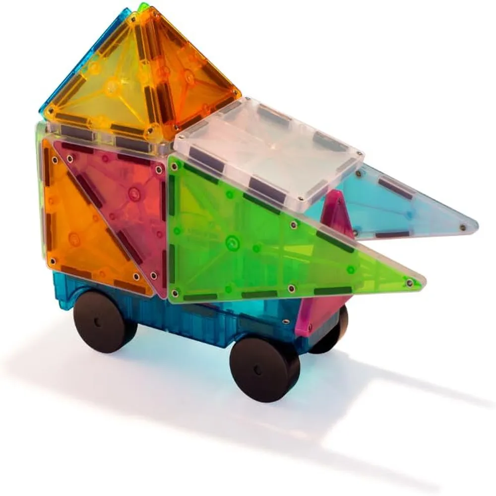 MAGNA-TILES - Grand prix 50-piezas set de construcción magnético | Esmerilado