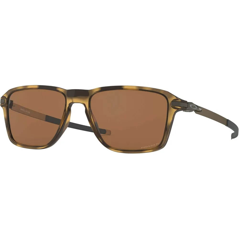 Oakley Wheel House OO9469 Gafas de sol para hombre | Brown Tortoise / Prizm Tungsten