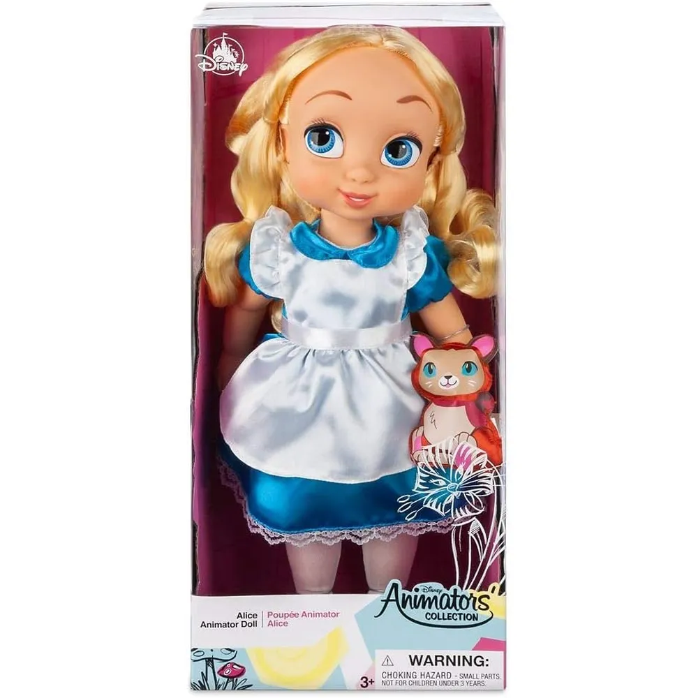 DISNEY Alice muñeca de animadores 16"/41 cm articulada