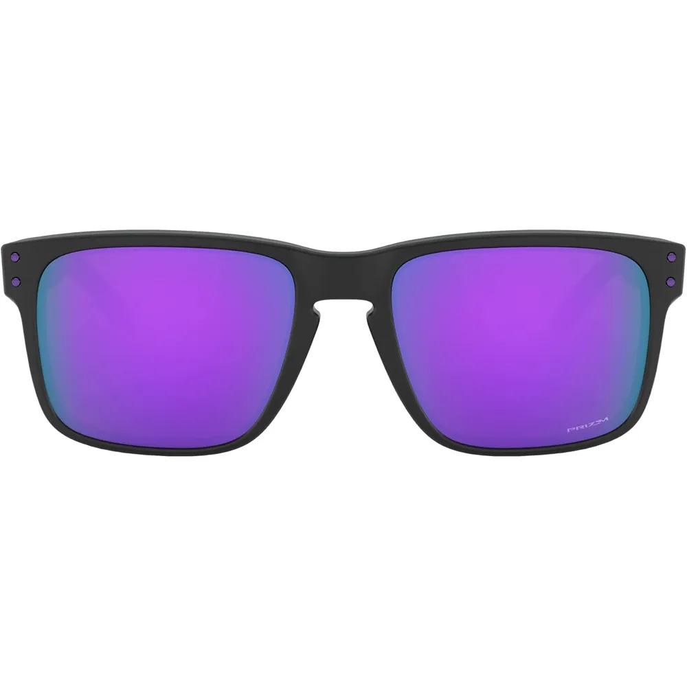 Oakley Holbrook OO9102 Gafas de sol para hombre | Matte Black / Prizm Violet II