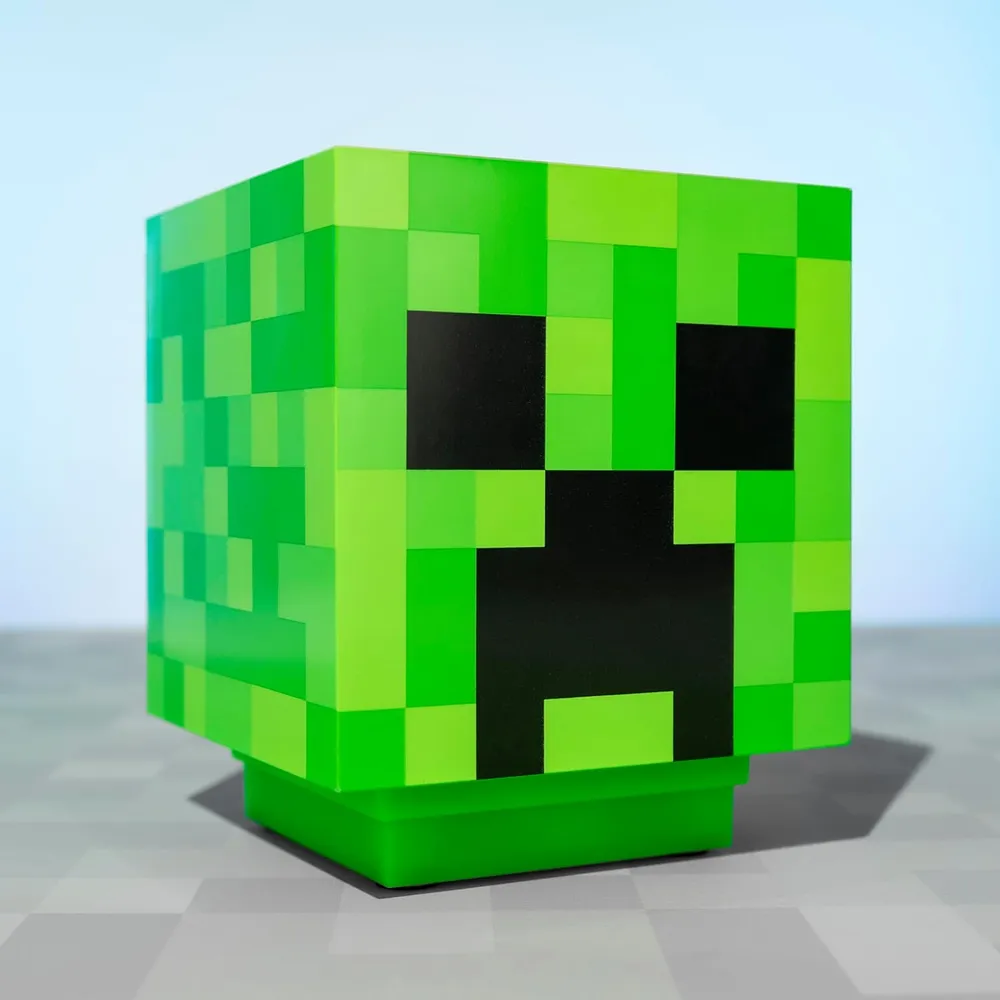 Paladone Minecraft Creeper, lámpara escritorio con sonido oficial