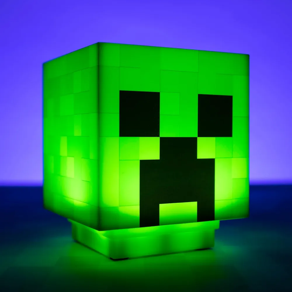 Paladone Minecraft Creeper, lámpara escritorio con sonido oficial